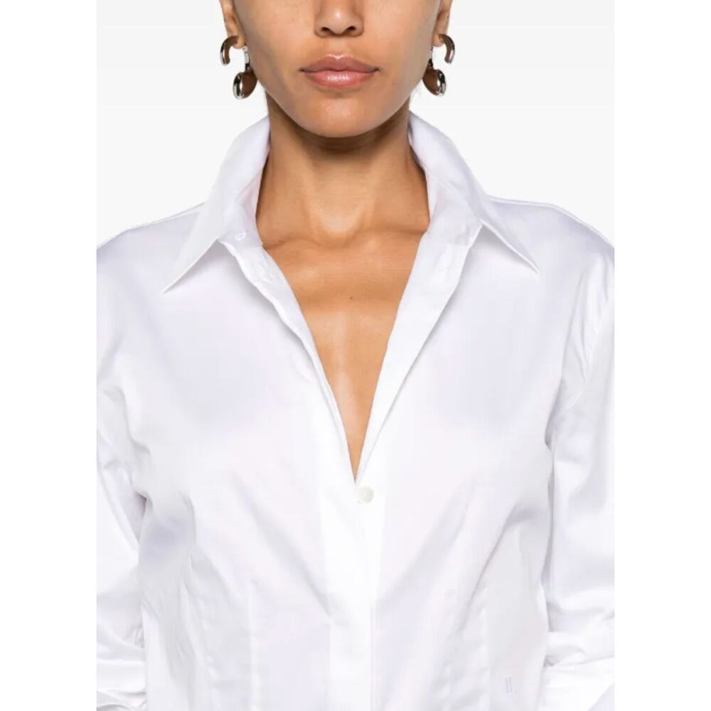 Helmut Lang Classic-collar Poplin White Shirt size P XS - Picture 6 of 6